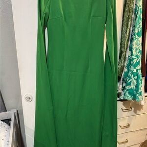 Les Lunes Vibrant Green Long Sleeve Dress